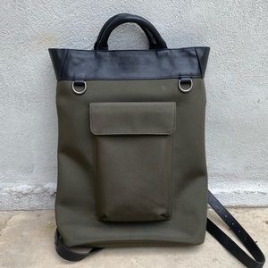 Stuart Lay Clarke Tote backpack olive waterproof